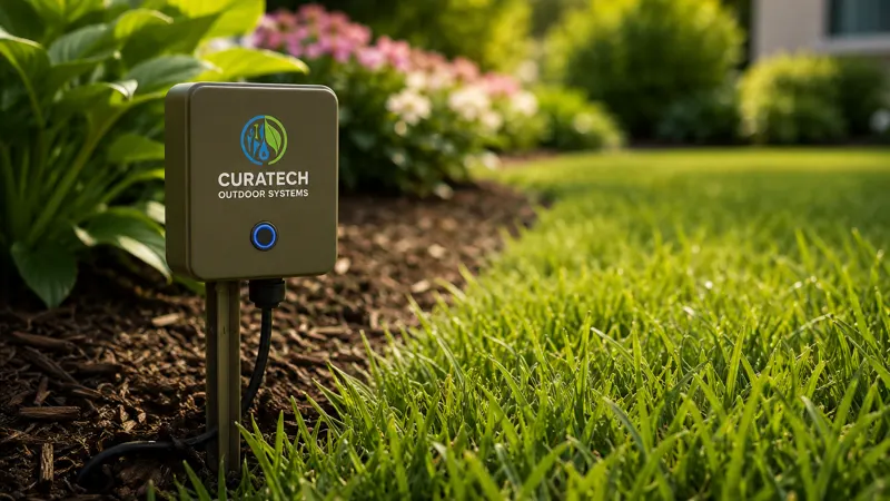 Wireless soil sensor in turf